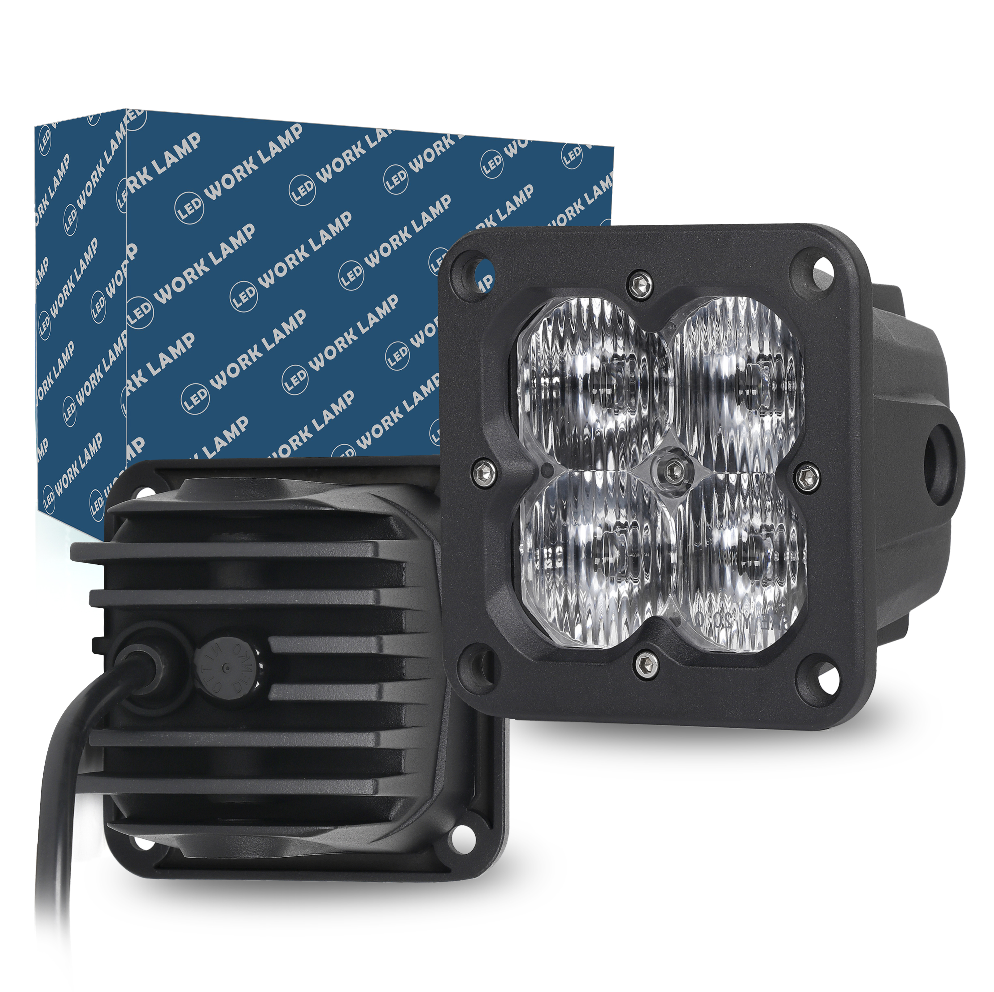 Premium 5G  3″  20W  LED Pod Cube Lights Flush mount  Driving Beam 