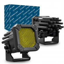 PL-S9 Super Sport                                 2″  LED POD Light
Yellow (Flood)